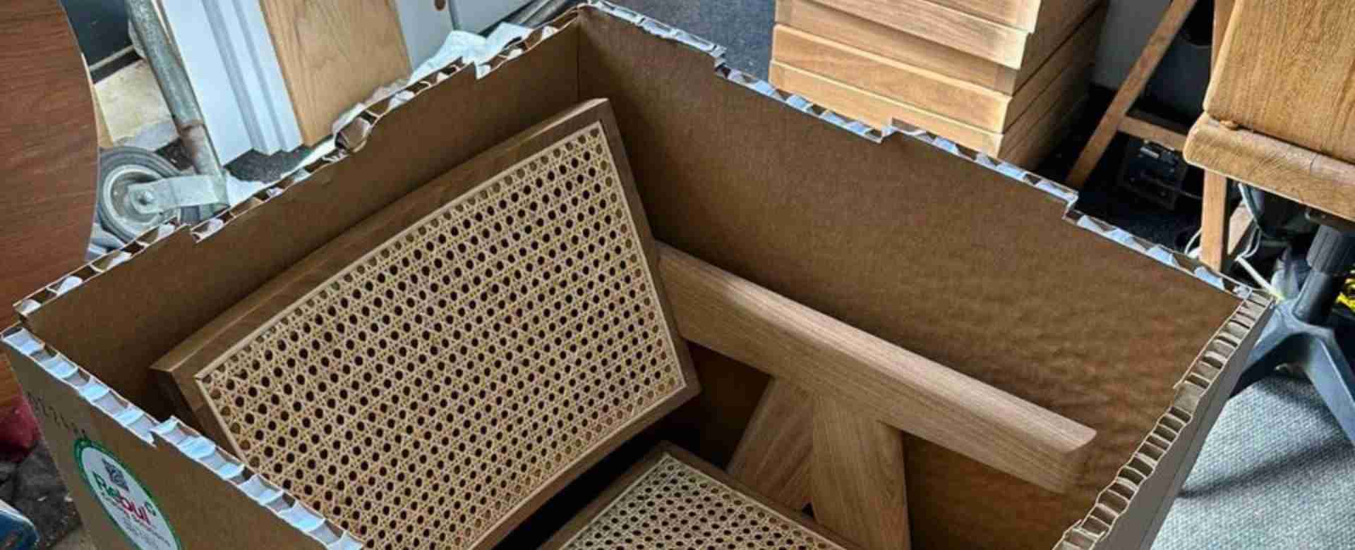 Protective custom packaging solution for furniture in South Africa