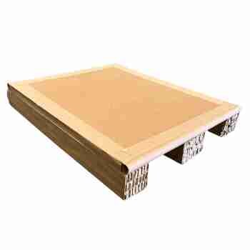 Single-entry honeycomb pallet designed for lightweight and eco-friendly shipping.