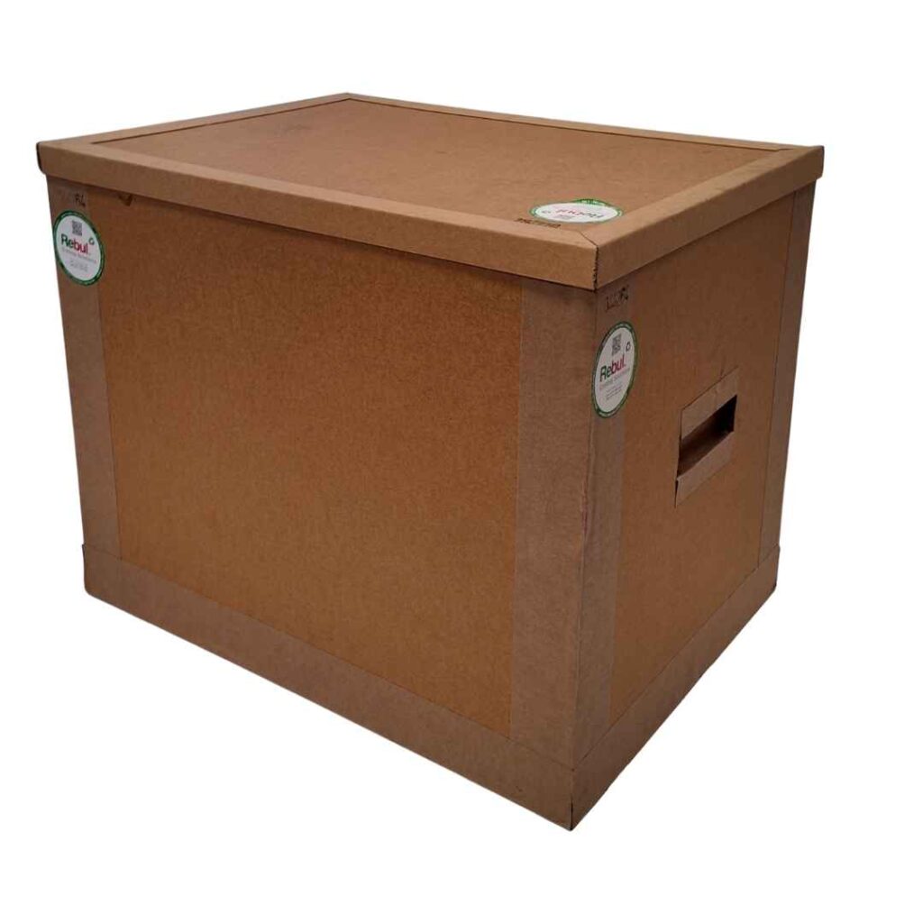 Interlok crate for reusable export packaging