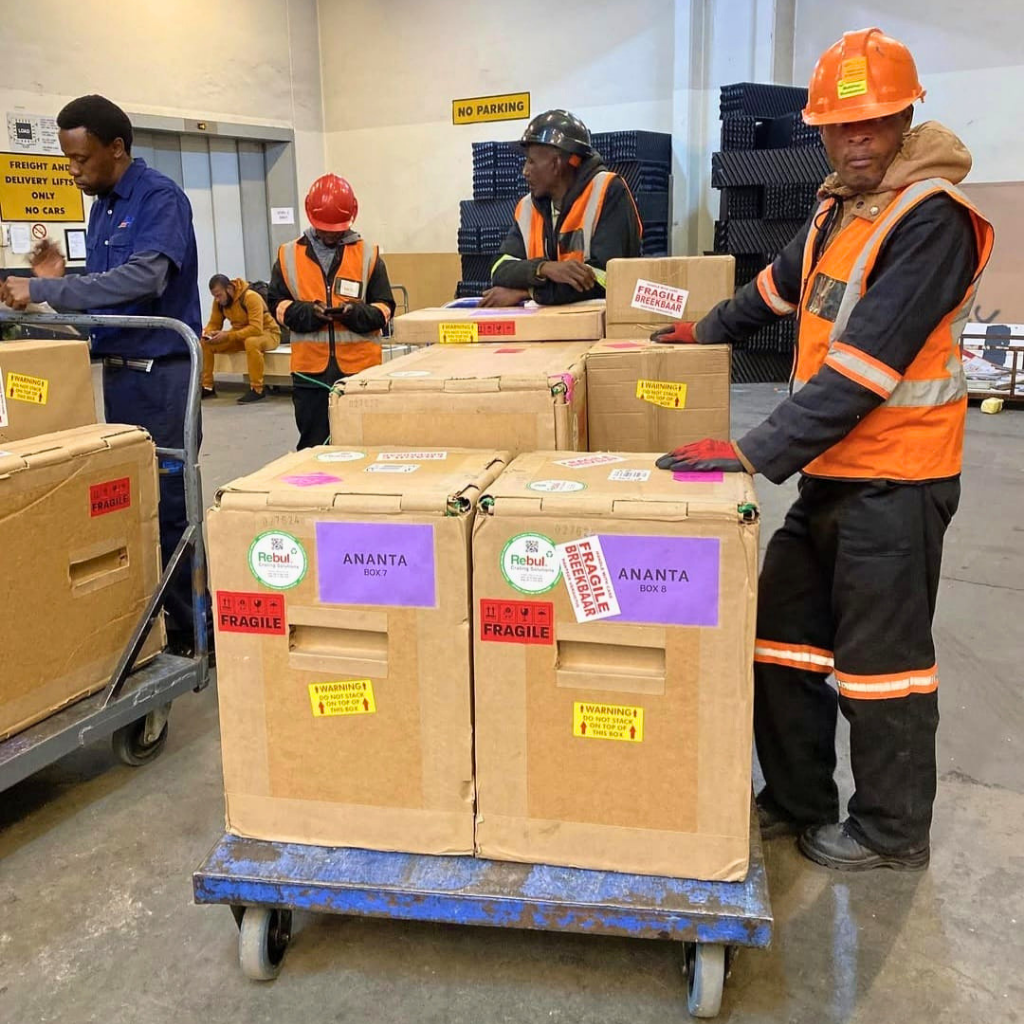 Export packaging solution prepared for transport and shipping