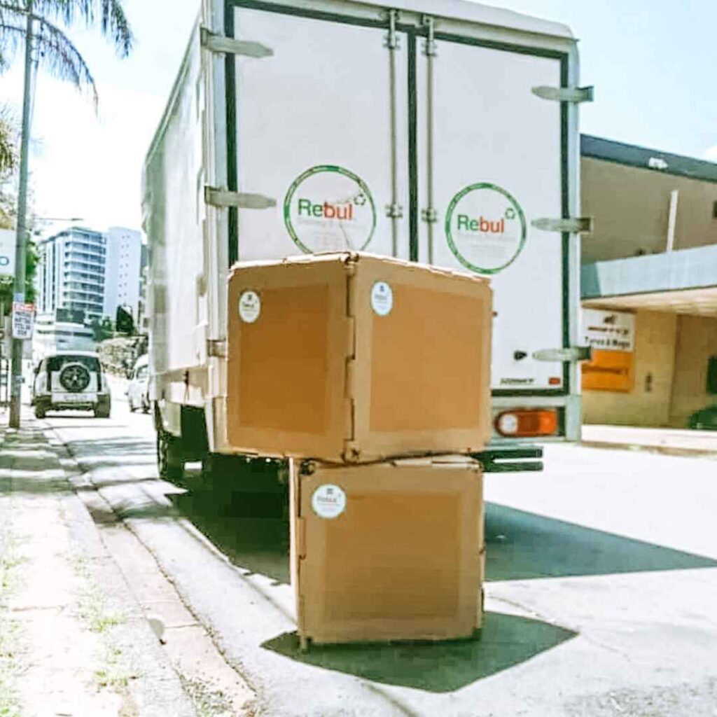 Rebul Packaging crates ready for transport in South Africa