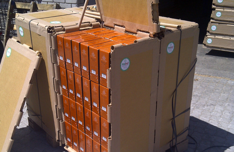 Custom freight crate manufactured for product protection and export shipping